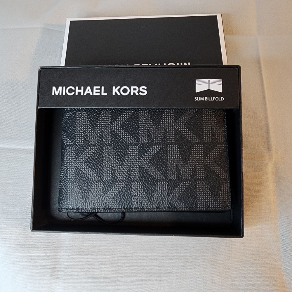 Michael Kors Men's Jet Set Logo Slim Billfold - Picture 1 of 5